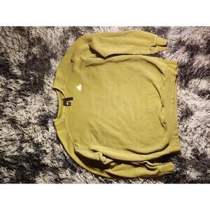 Adidas Men's Olive Green Crewneck Size Small